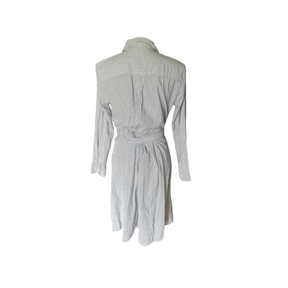 J by J.Crew Tie-Waist Shirt Dress – Blue, Size 8 - Picture 6 of 8